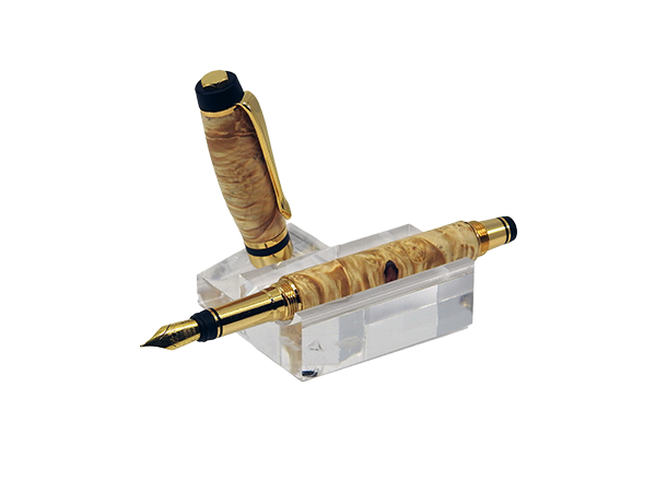 Stylo plume en résine Loupe